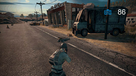 画面の右上にカウンターが表示されているゲーム画面