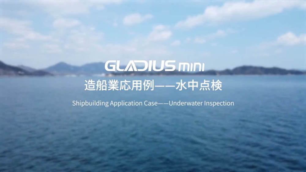 GLADIUSMINI　造船業実用例(海中点検)