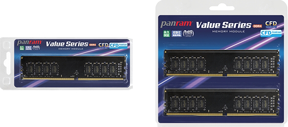 メモリ panram 16GB (8GBx2) DDR4-2666 美品''94