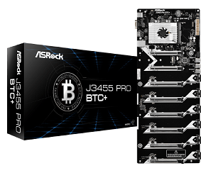 ASRock J3455 PRO BTC+,画像