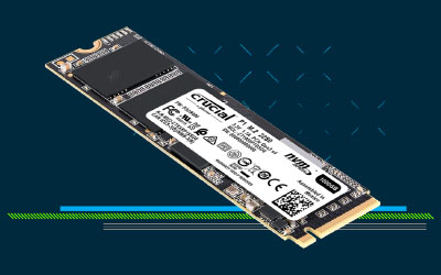 crucial NVMe M.2SSD 500GB P1 外付けケース付き