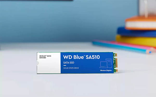 WesternDigital WD Blue SATA6接続 M.2 SSD SA510シリーズ イメージ画像