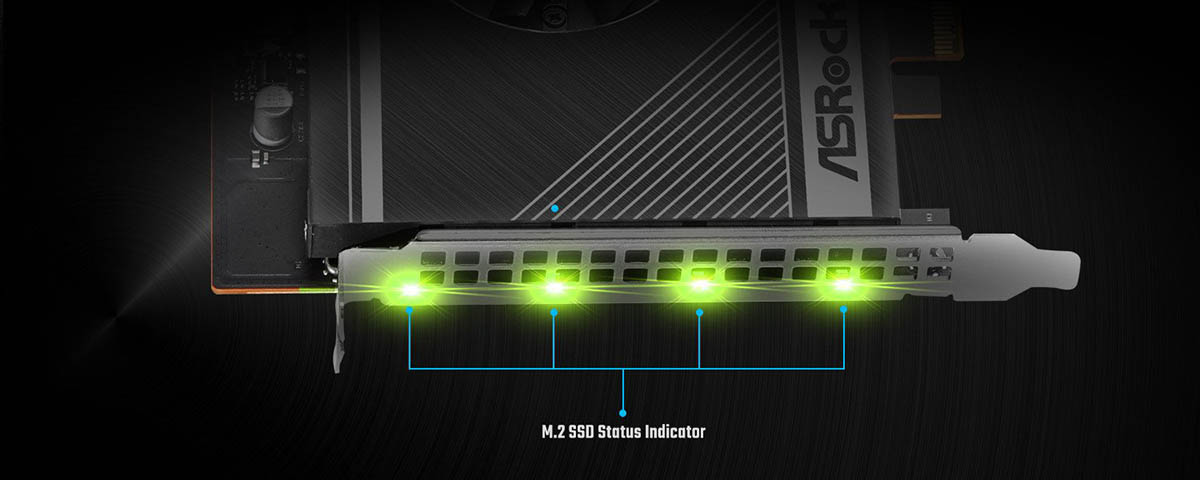 ブラケットから見えるLEDのイメージ