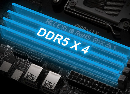 DDR5メモリのイメージ