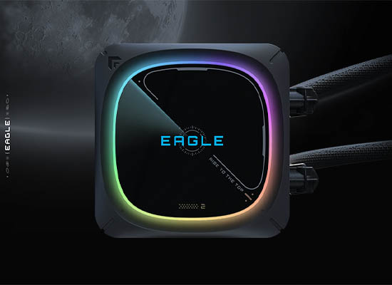 ファンの接続部のアップ