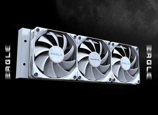 ファンの側面に改良部が発光したイメージ