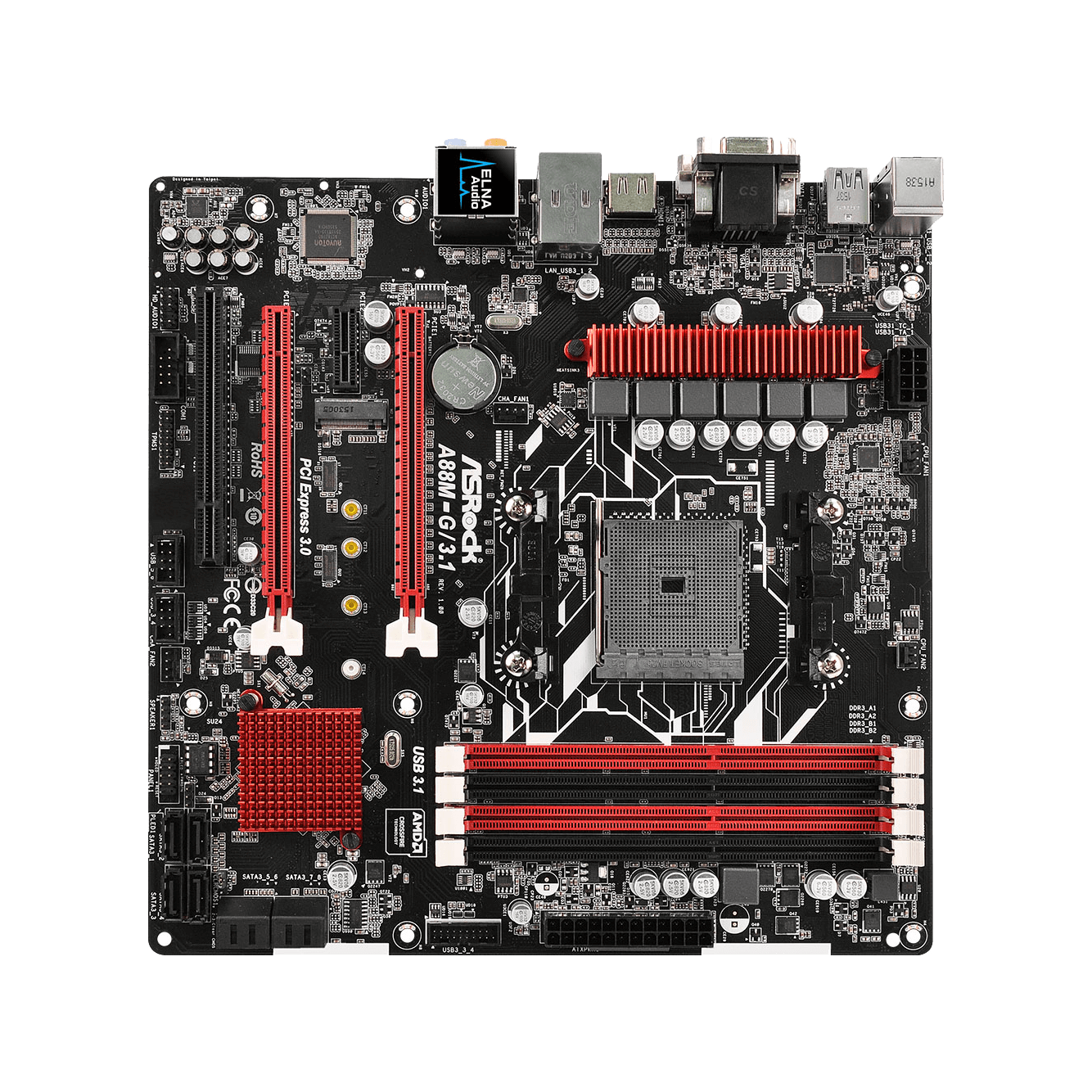A88M-G/3.1 | ASRock(アスロック) FM2+/FM2 A88X MicroATX 