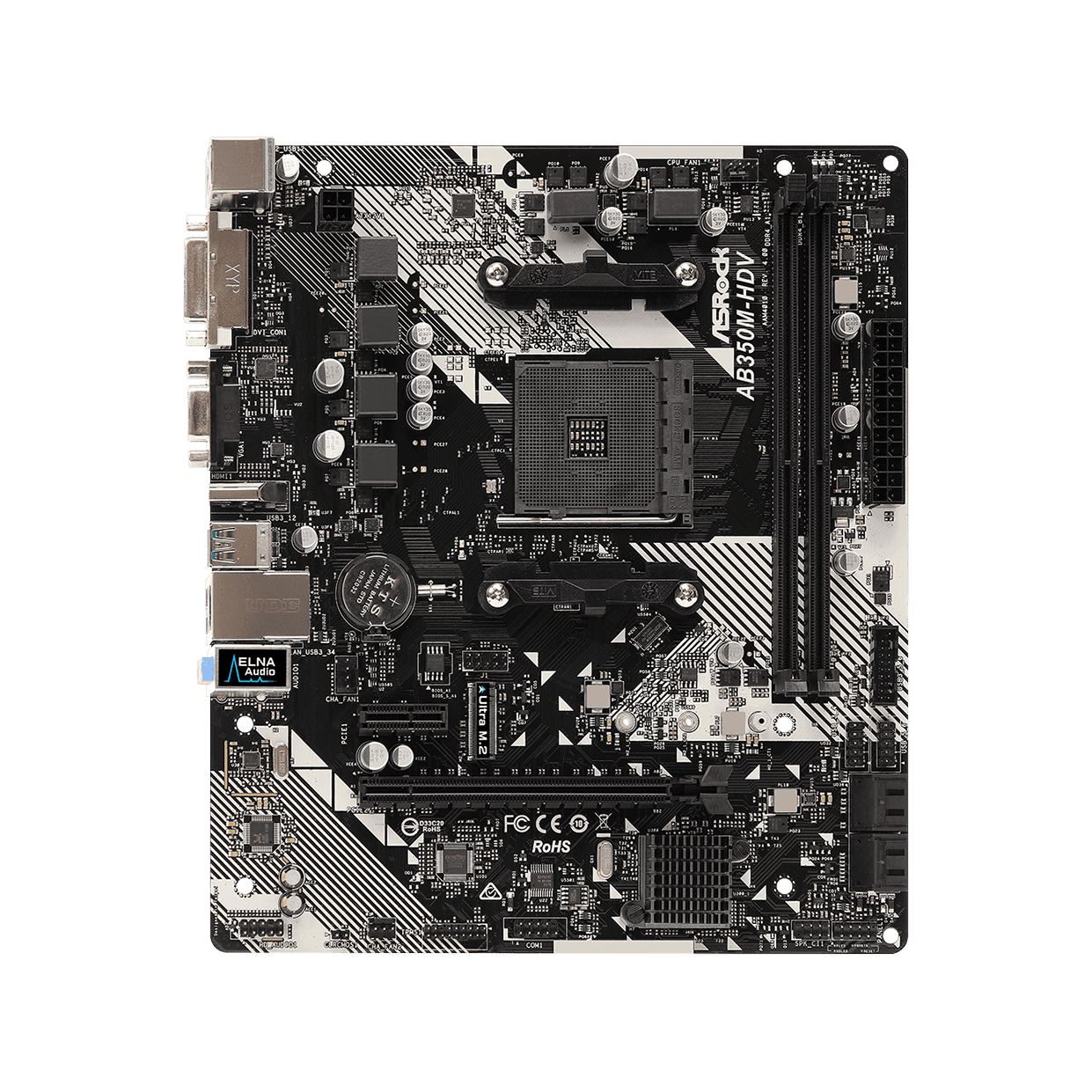 AB350M-HDV R4.0 | ASRock(アスロック) SocketAM4 AMD B350 MicroATX ...