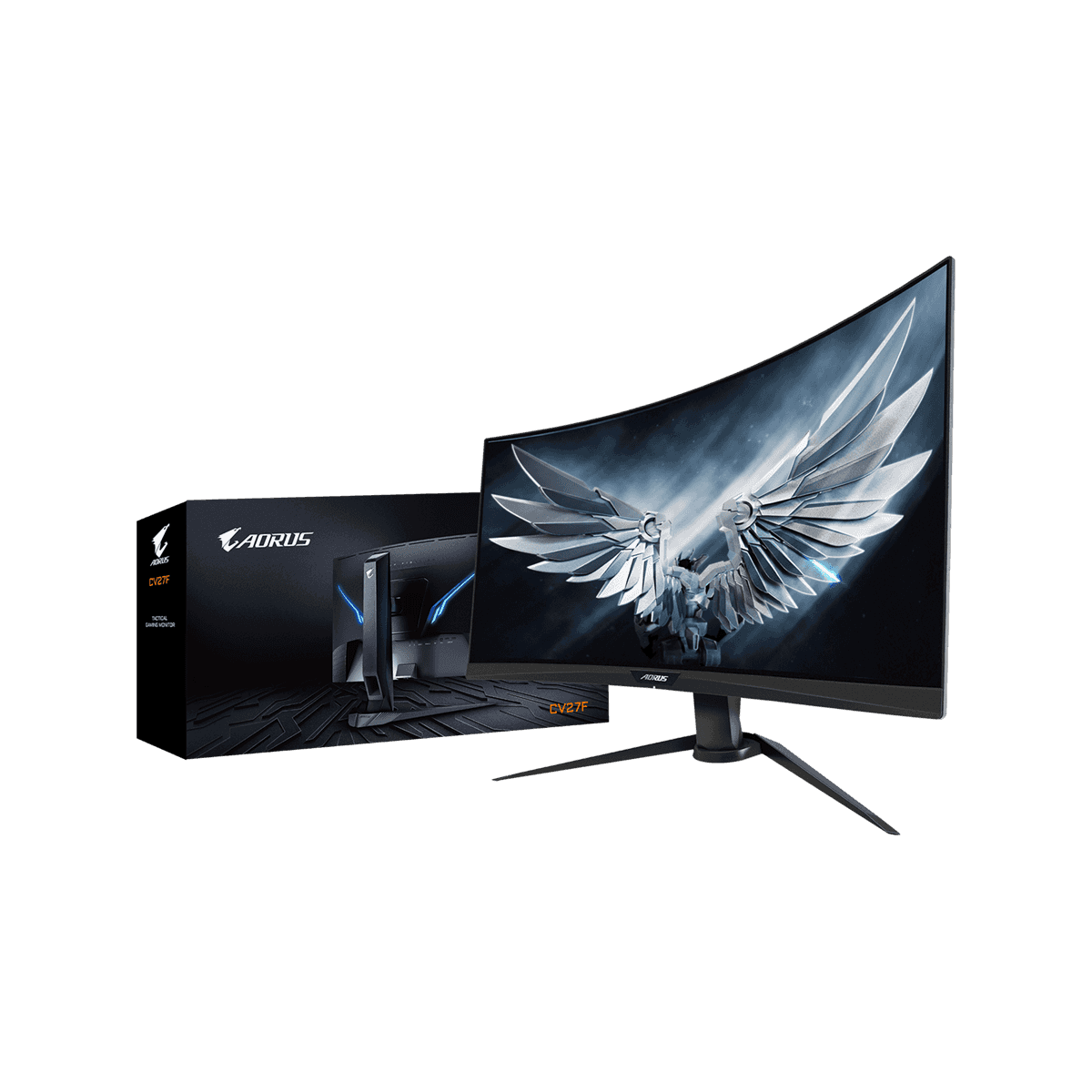 AORUS CV27F 27インチ湾曲型モニター　165Hz AORUS CV27F | GIGABYTE 27インチ フルHD 曲面 ゲーミング