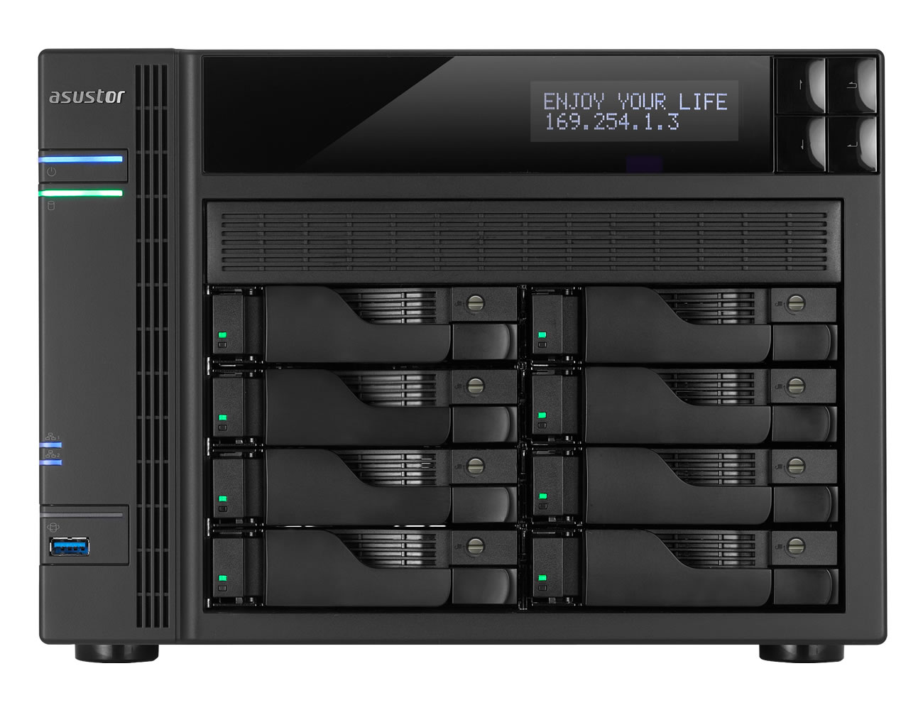 asustor AS7008T NAS 8ベイ本体のみ AS7008T | ASUSTOR(アサスター) NASケース 70シリーズ 8ベイモデル