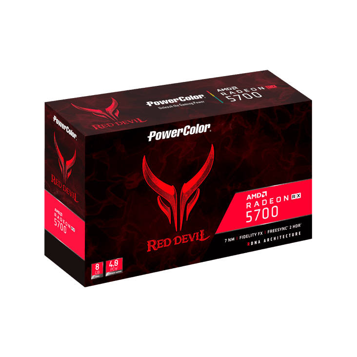AXRX 5700 8GB6-3DHE/OC | PowerColor Radeon RX 5700 搭載
