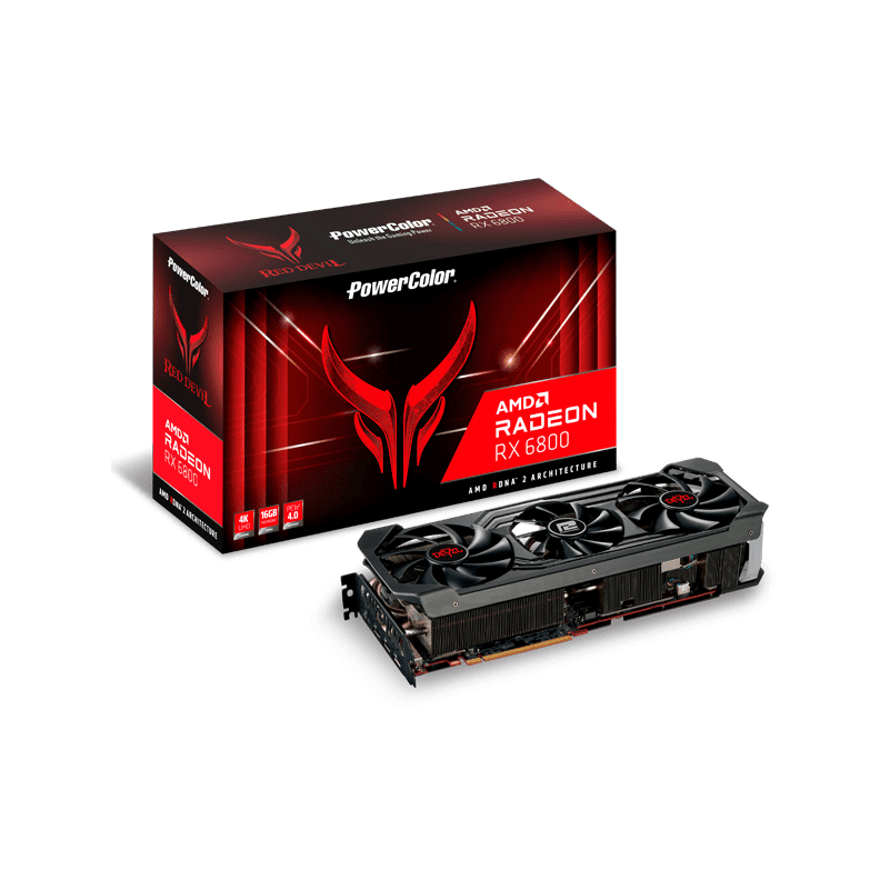 AXRX 6800 16GBD6-3DHE/OC | PowerColor(パワーカラー) Radeon