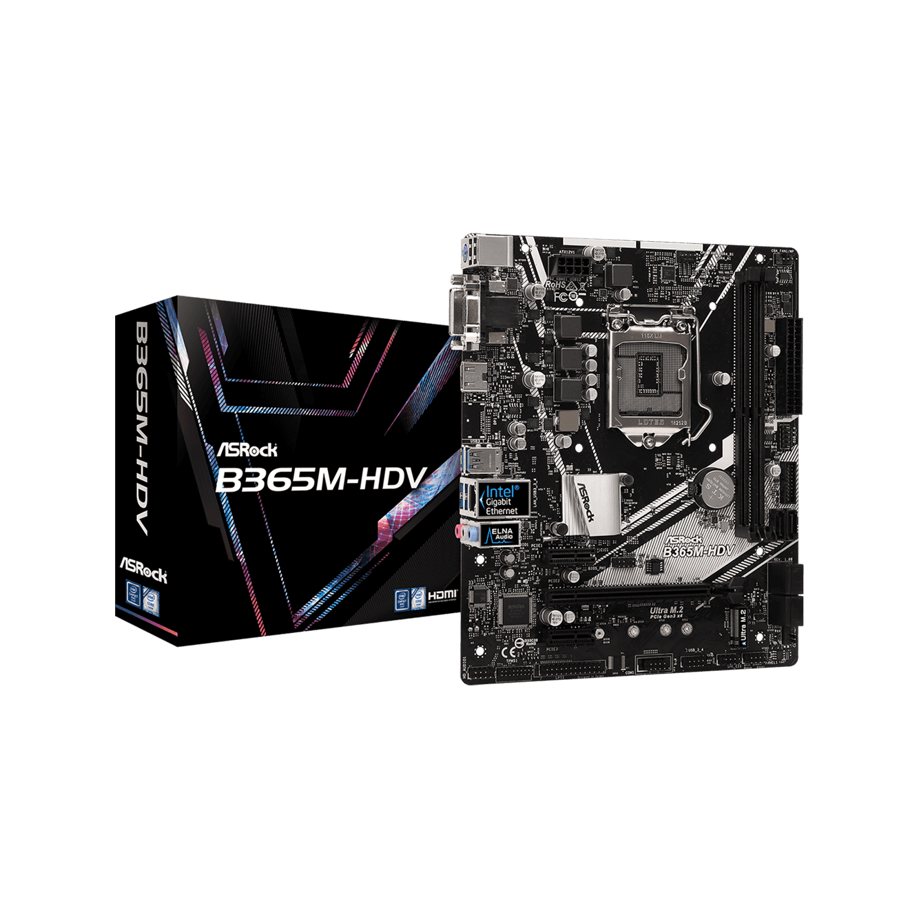 B365M-HDV | ASRock(アスロック) LGA1151 Intel B365 MicroATX ...