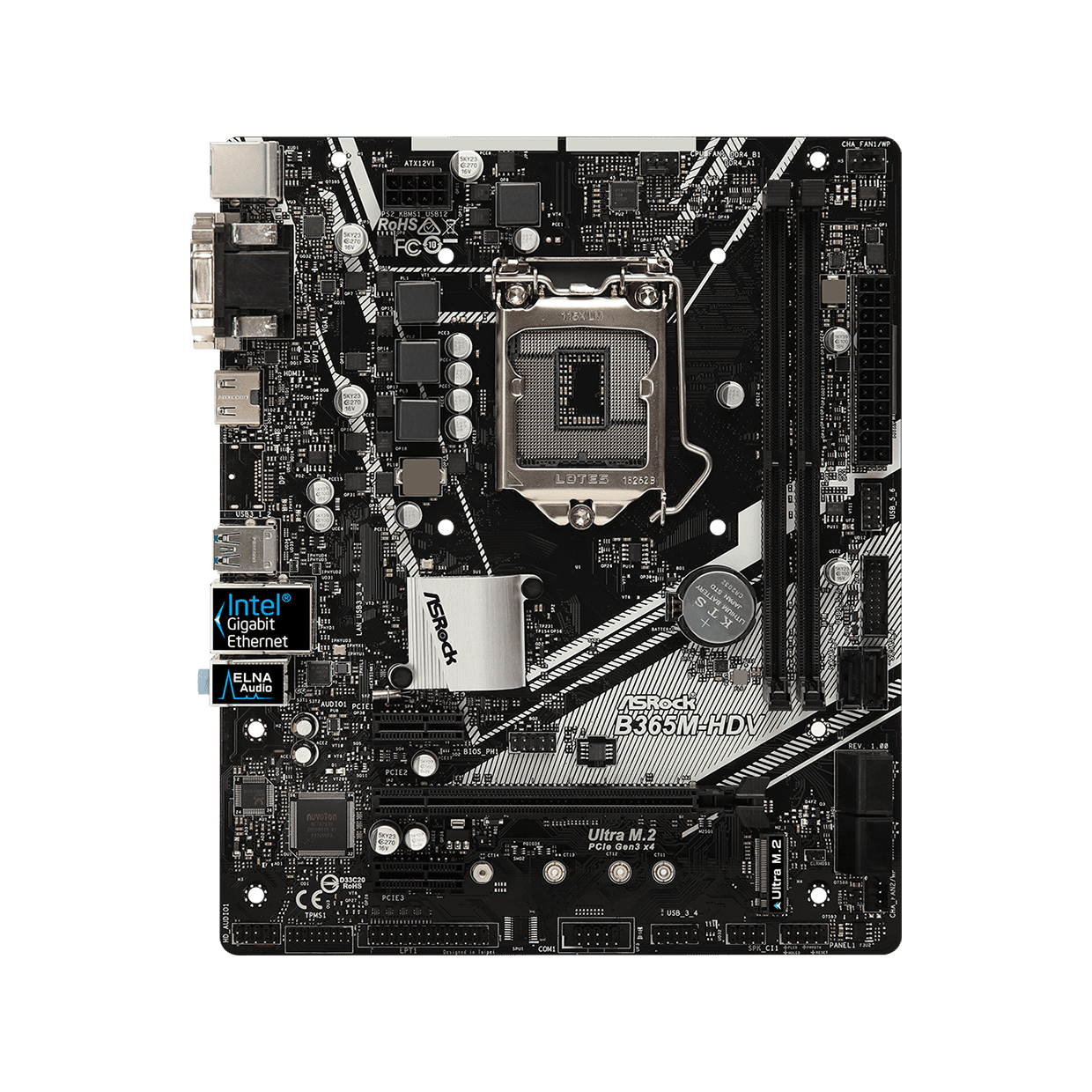 B365M-HDV | ASRock(アスロック) LGA1151 Intel B365 MicroATX マザーボード | CFD販売株式会社  CFD Sales INC.