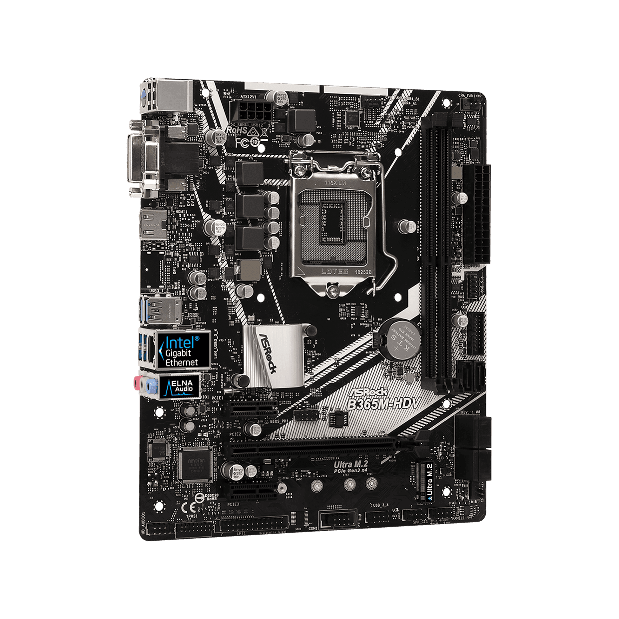 Asrock MicroATX マザーボード B365M-HDV LGA1151