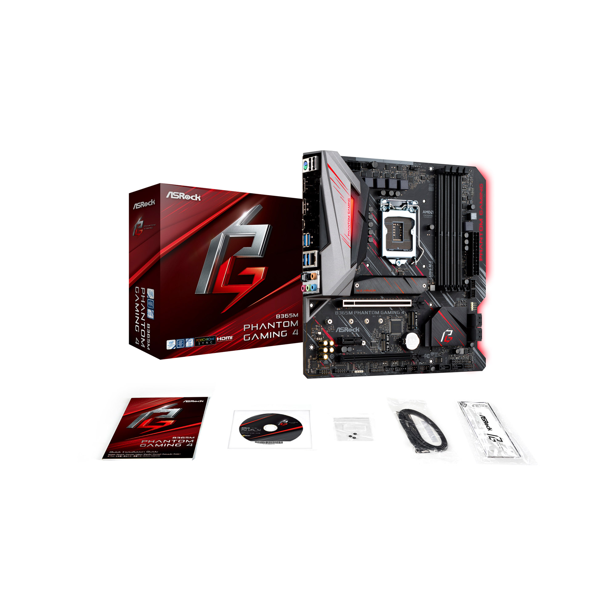 B365M Phantom Gaming 4 | ASRock(アスロック) LGA1151 Intel B365