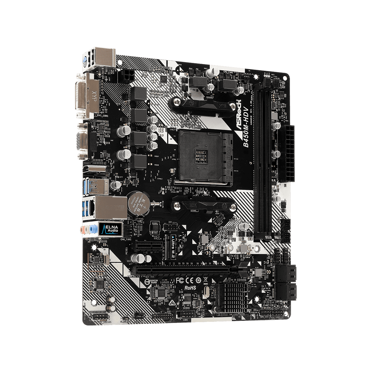 B450M-HDV R4.0 | ASRock(アスロック) Socket AM4 AMD B450