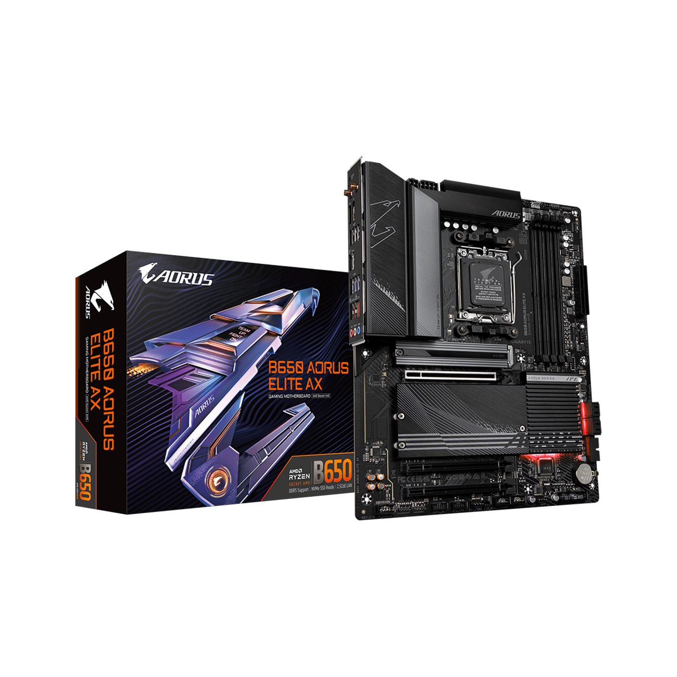 【販売終了】GIGABYTE(ギガバイト) Socket AM5 AMD B650 ATX マザーボード B650 AORUS ELITE AX