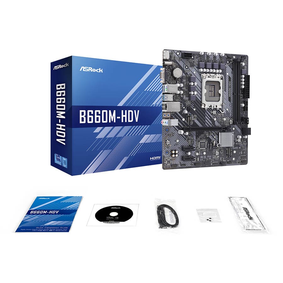 PC/タブレット PCパーツ B660M-HDV | ASRock(アスロック) LGA 1700 Intel B660 Micro ATX 