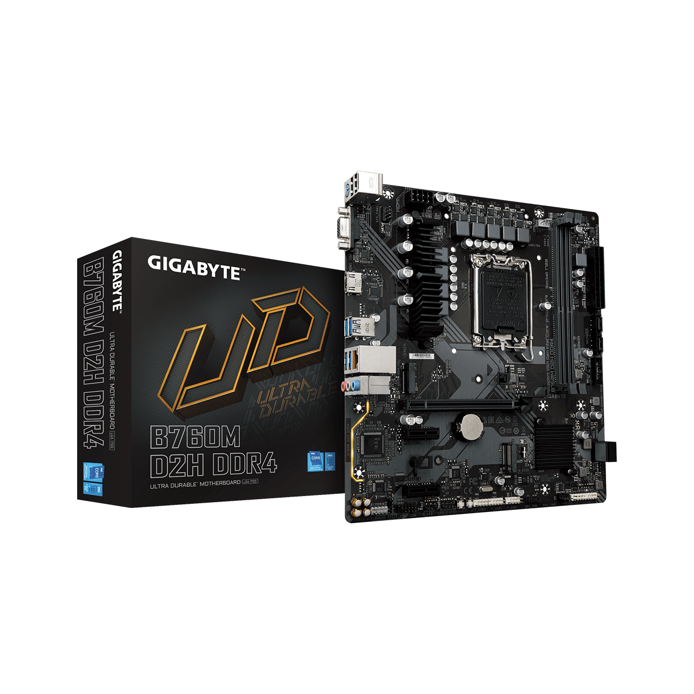 GIGABYTE　MicroATXマザーボード B760M D2H DDR4 Rev.1.0　LGA1700 元箱あり