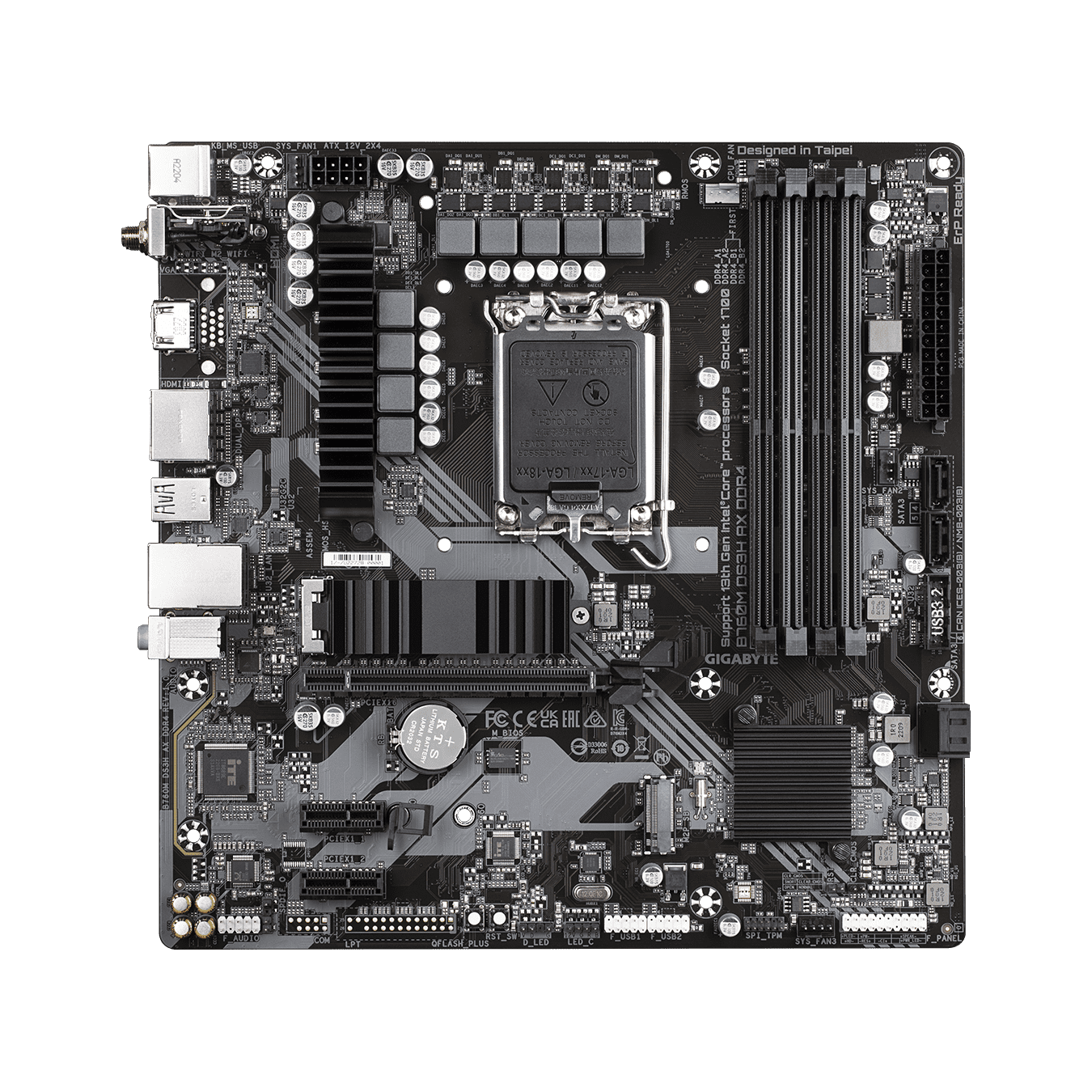 B760M DS3H AX DDR4 | GIGABYTE(ギガバイト) LGA1700 Intel B760 Micro