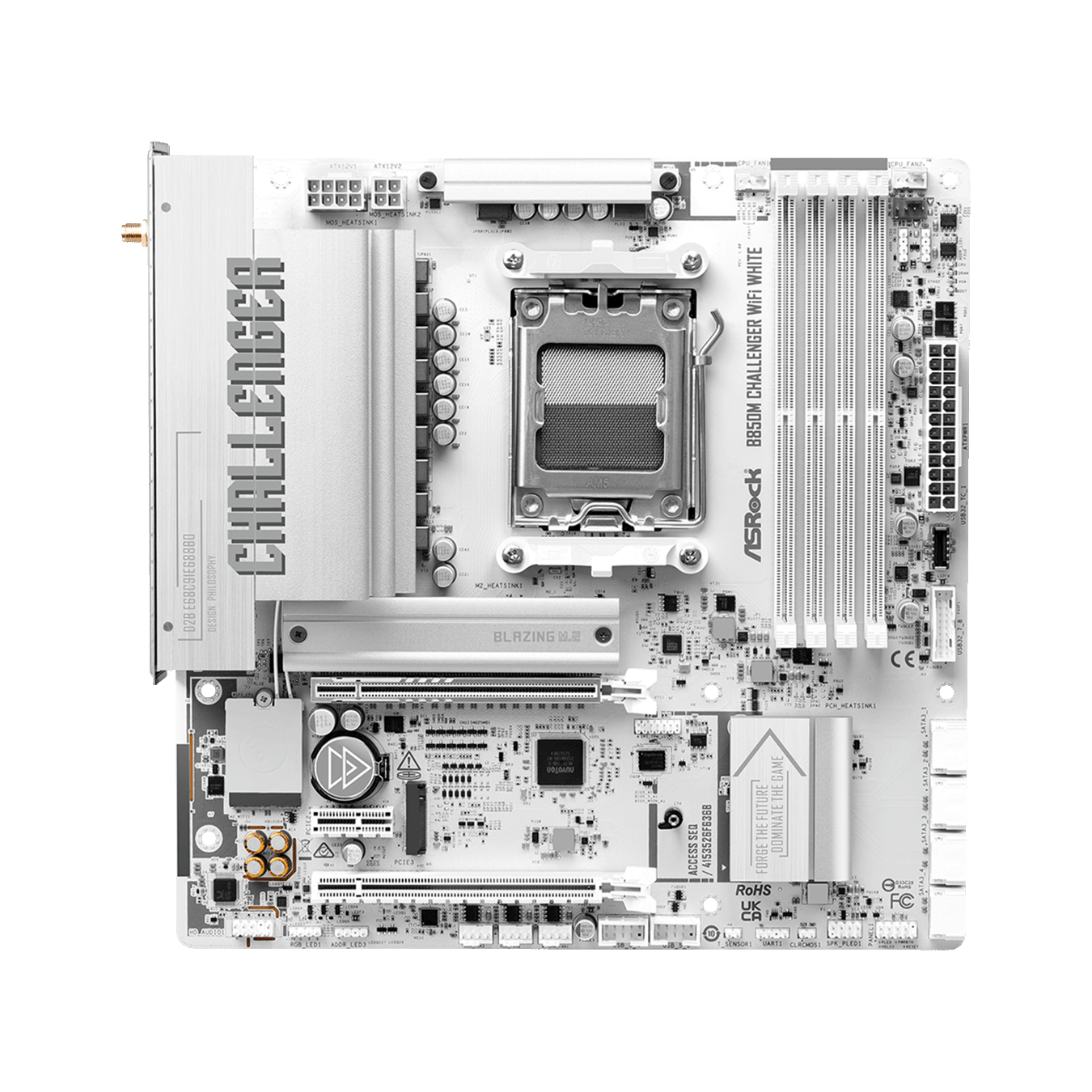 【ジャンク/折れ無】 B850M Challenger WiFi 白 ピン曲がり B850M Challenger WiFi White | B850M Challenger WiFi White | ASRock