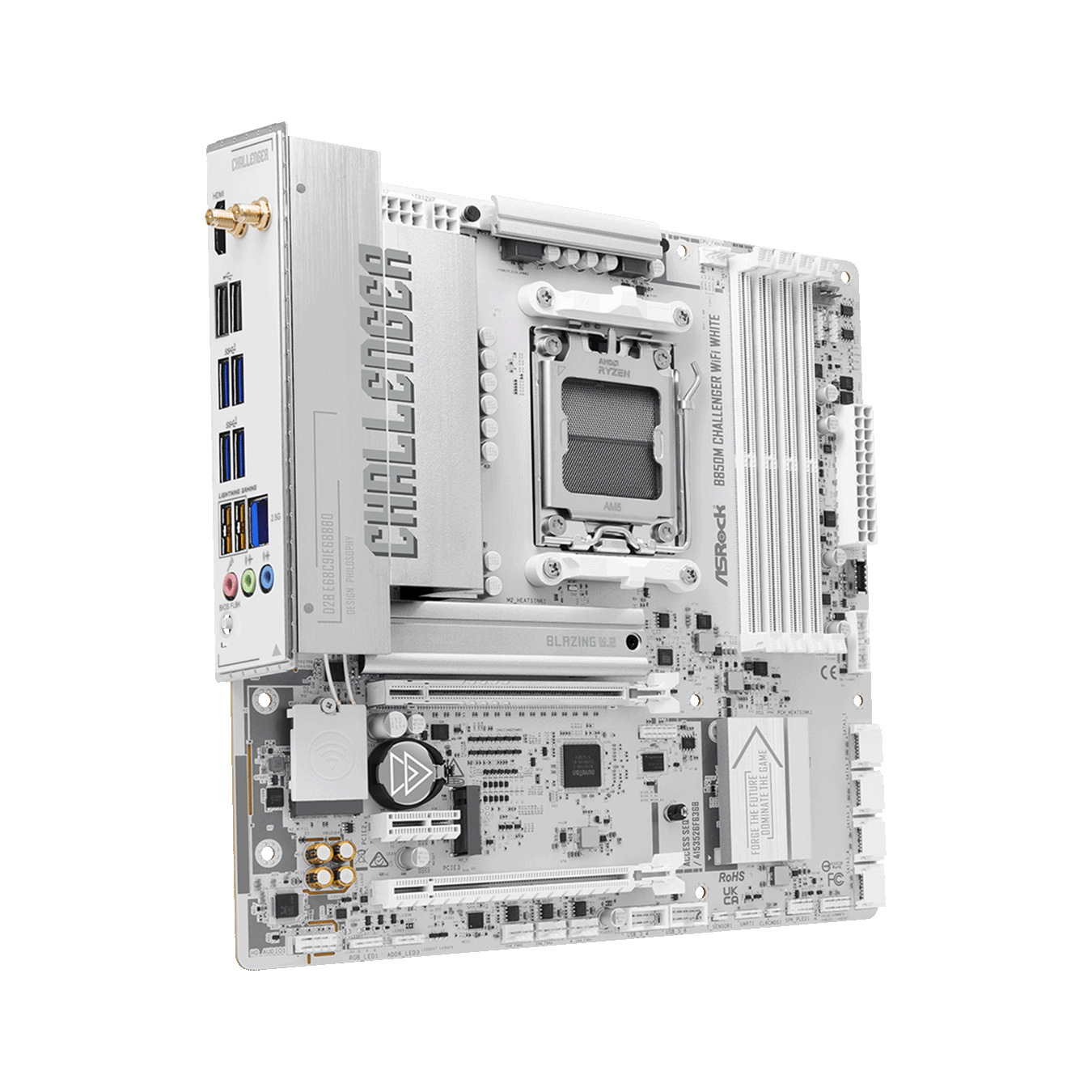【ジャンク/折れ無】 B850M Challenger WiFi 白 ピン曲がり B850M Challenger WiFi White | B850M Challenger WiFi White | ASRock