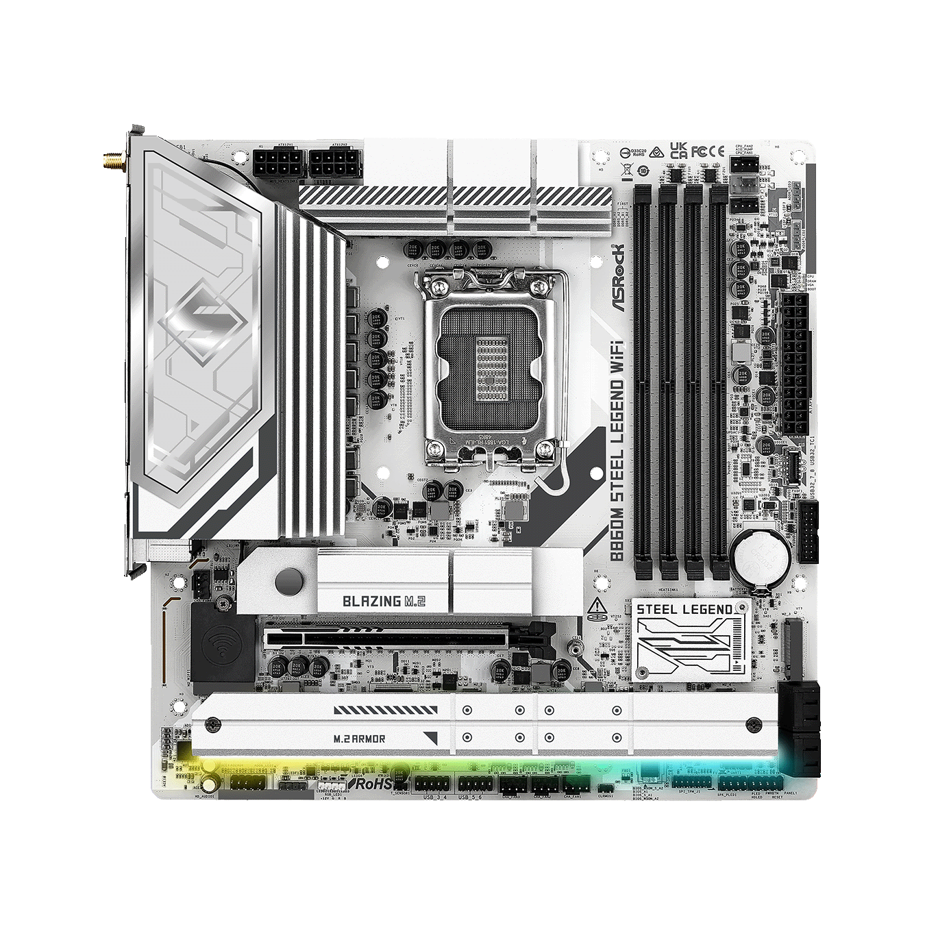 B860M Steel Legend WiFi | B860M Steel Legend WiFi | ASRock