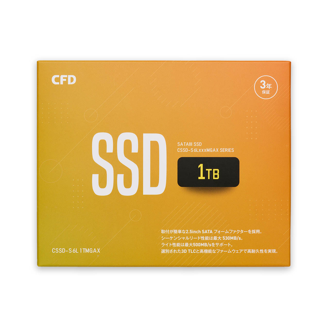 CSSD-S6L1TMGAX | CFD MGAX シリーズ SATA接続 2.5型 SSD 1TB | CFD