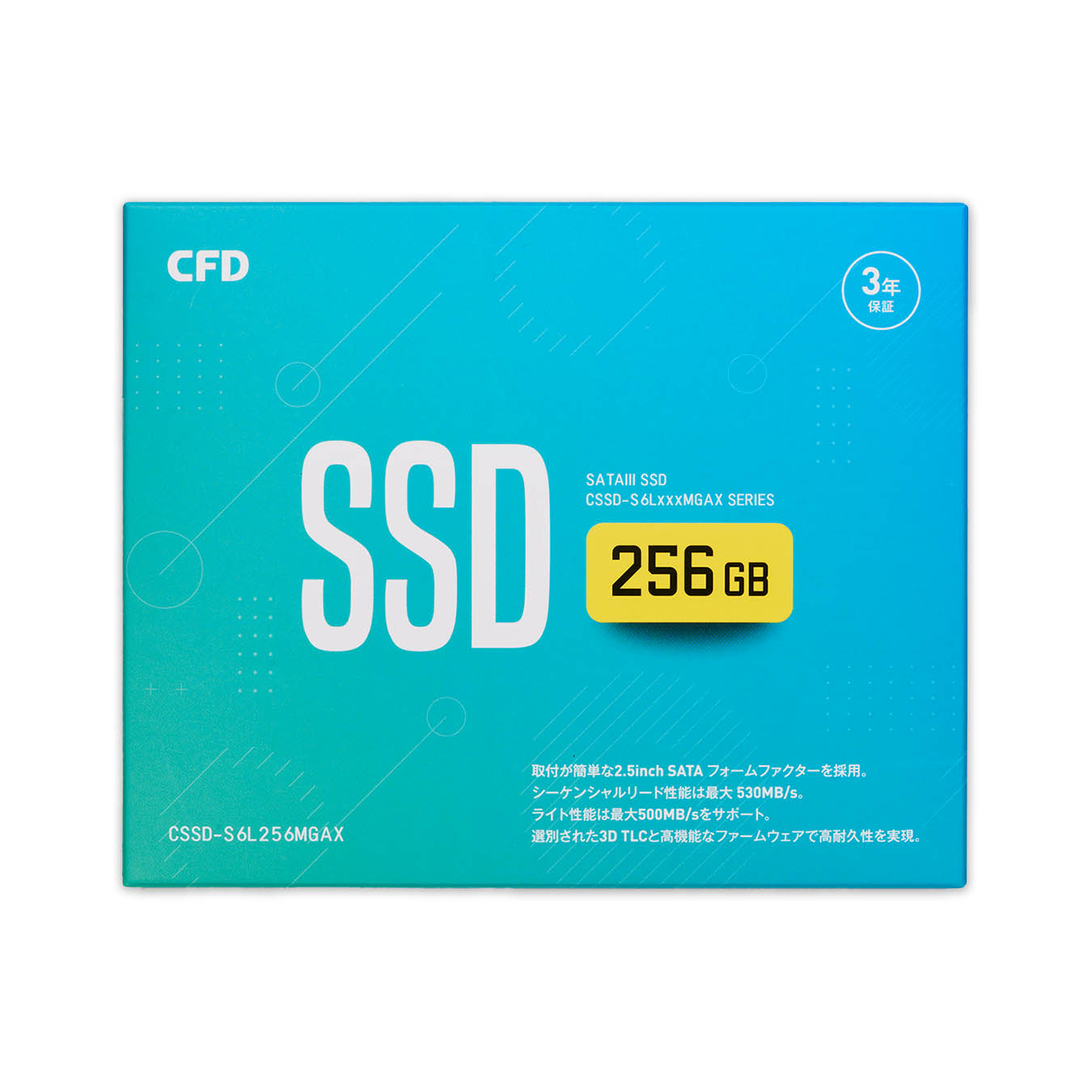 CSSD-S6L256MGAX | CFD MGAX シリーズ SATA接続 2.5型 SSD 256GB | CFD