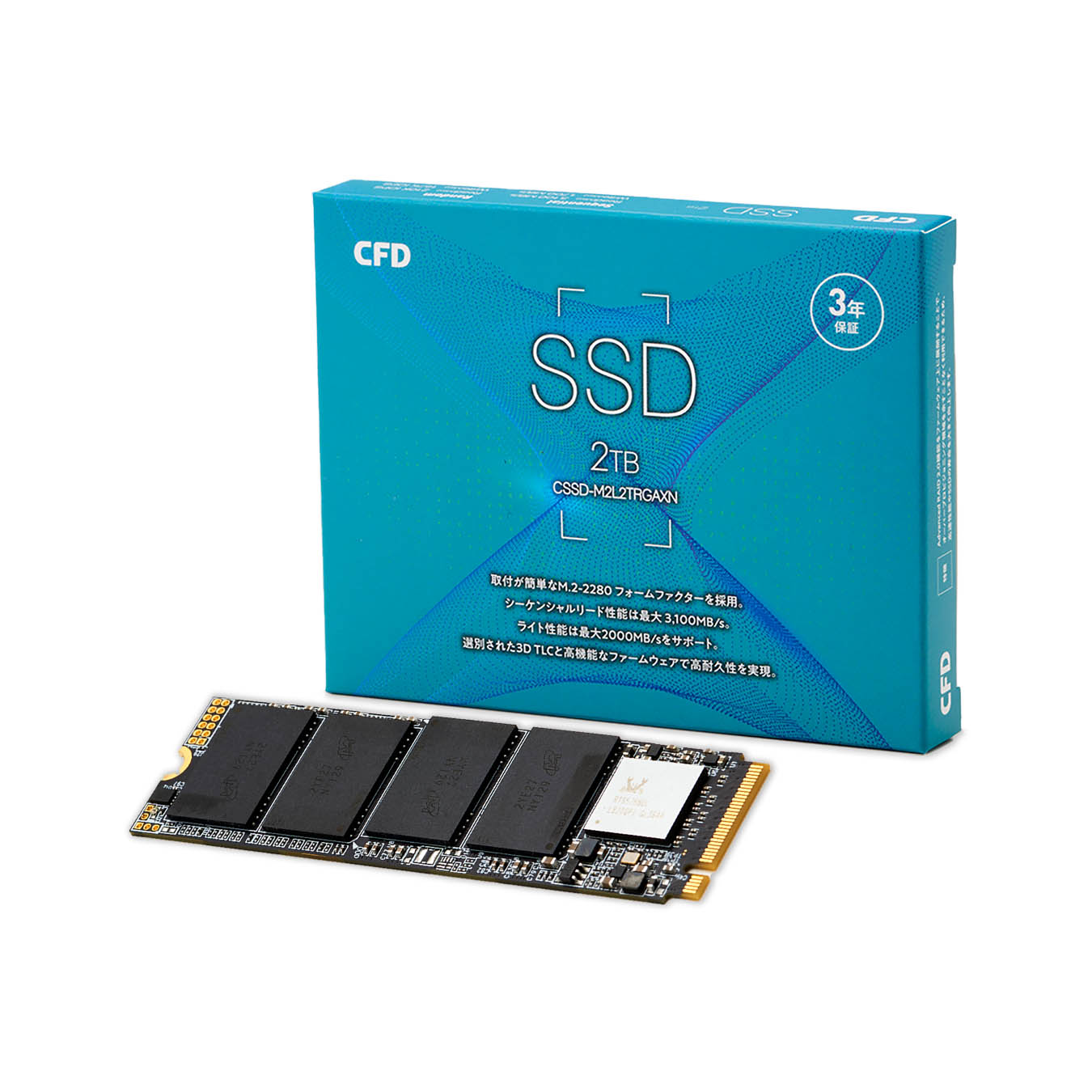 【SSD 1TB】安心の高品質 CFD販売 MGAXシリーズ