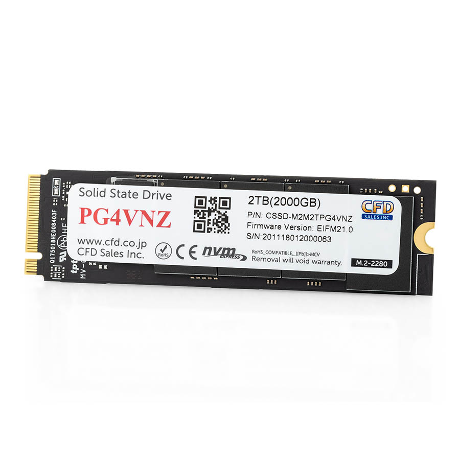CSSD-M2M2TPG4VNZ | CFD Gaming PG4VNZ ゲーミングモデル M.2 NVMe接続