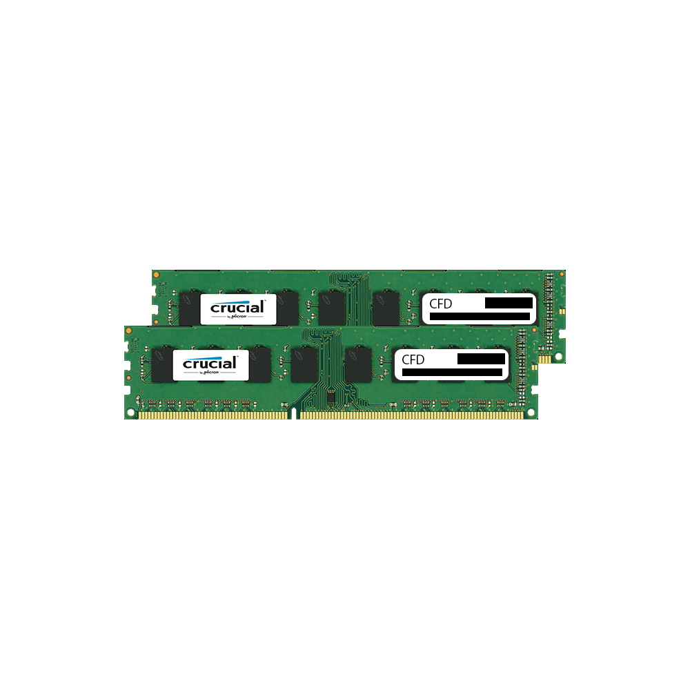534円 今ダケ送料無料 Crucial DDR3 デスクトップ用メモリー 4GB ×2 8GB
