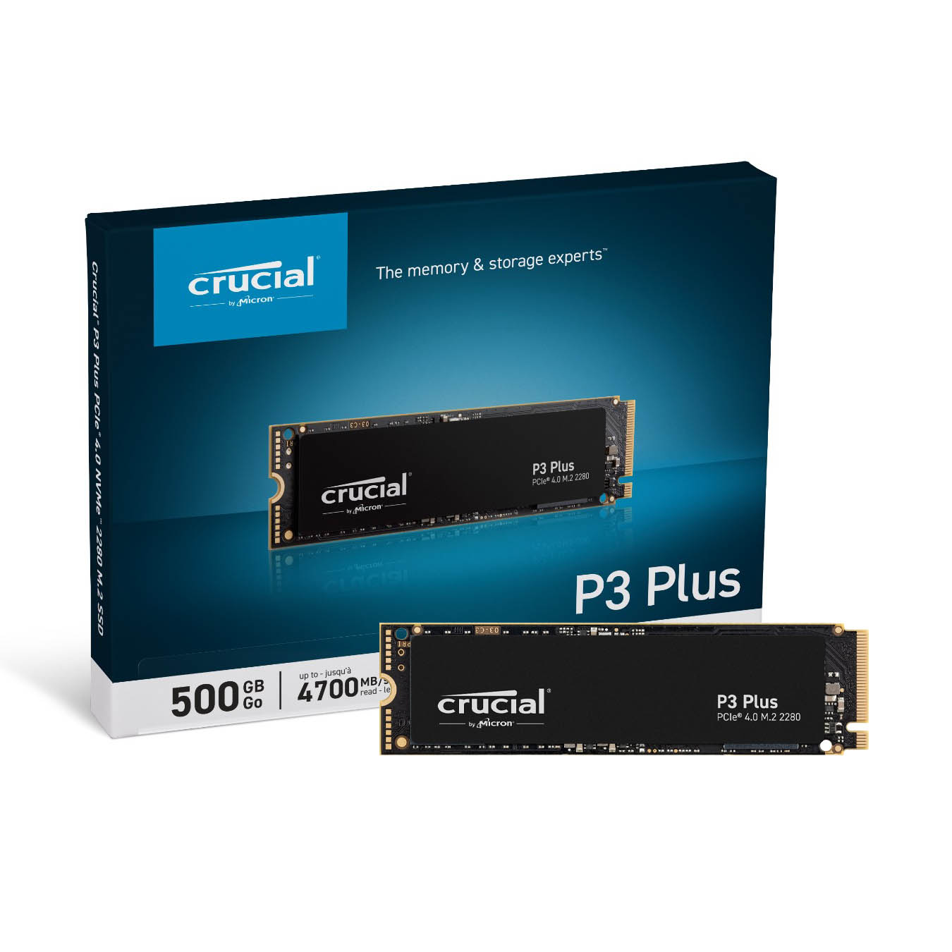 新品未開封 Crucial P3 plus 1TB NVMe M.2 SSD