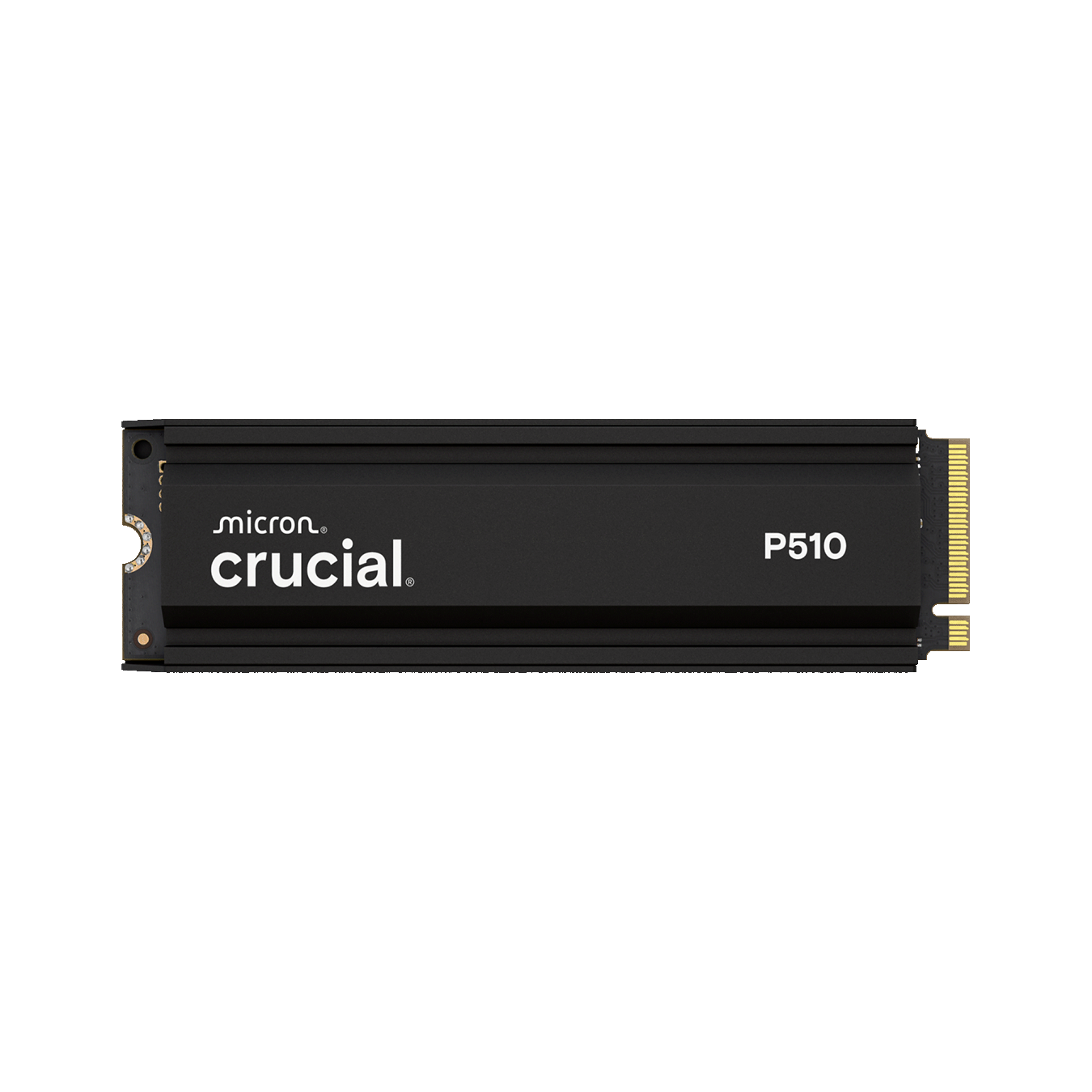 Crucial P510 シリーズ Read最大10,000MB/s M.2-2280 PCIe Gen5x4 NVMe接続 ヒートシンク付き SSD 2TB CT2000P510SSD5-JP