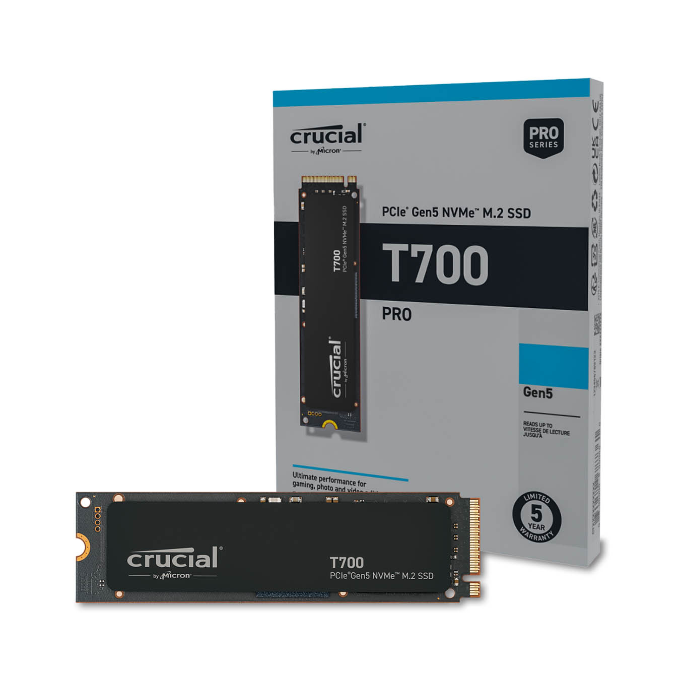 CT1000T700SSD3JP | Crucial T700 ハイエンド M.2 NVMe接続SSD 1TB
