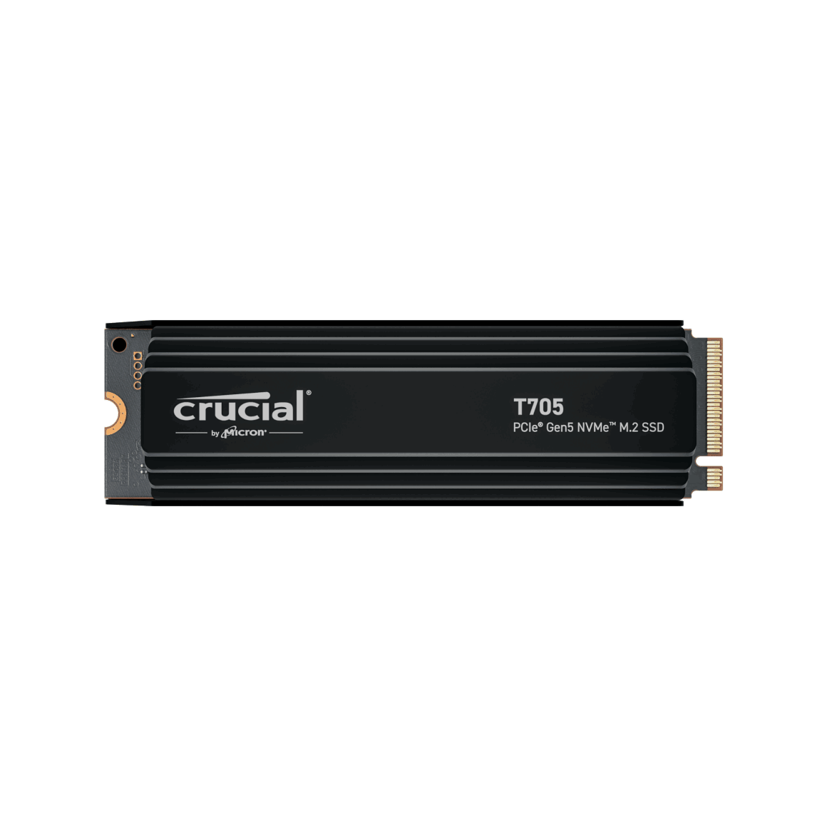 Crucial T705シリーズ M.2-2280 NVMe接続 ヒートシンク付き SSD 1TB CT1000T705SSD5-JP