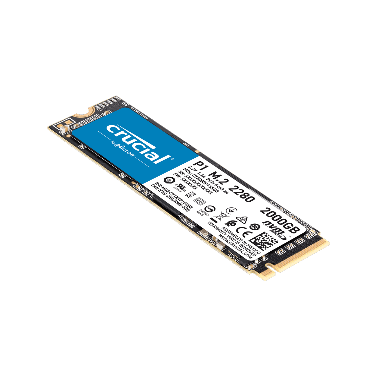 新品未開封　Crucial SSD 500GB M.2 NVMe接続