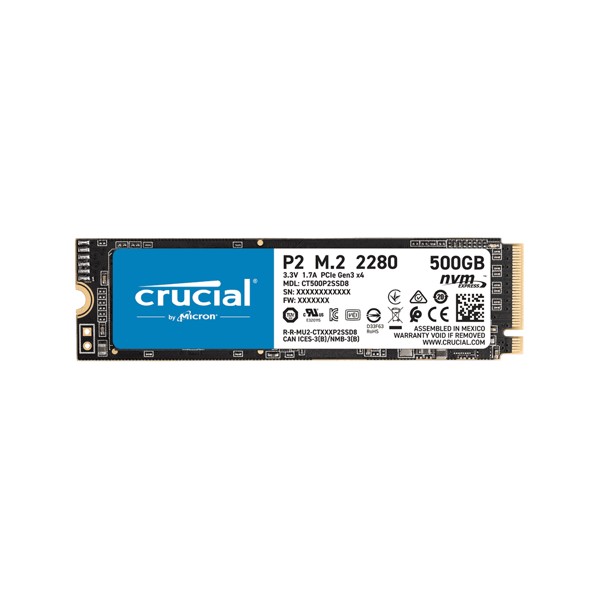 新品未開封 Crucial CT1000P1SSD8JP 1TB m.2 SSDPCパーツ