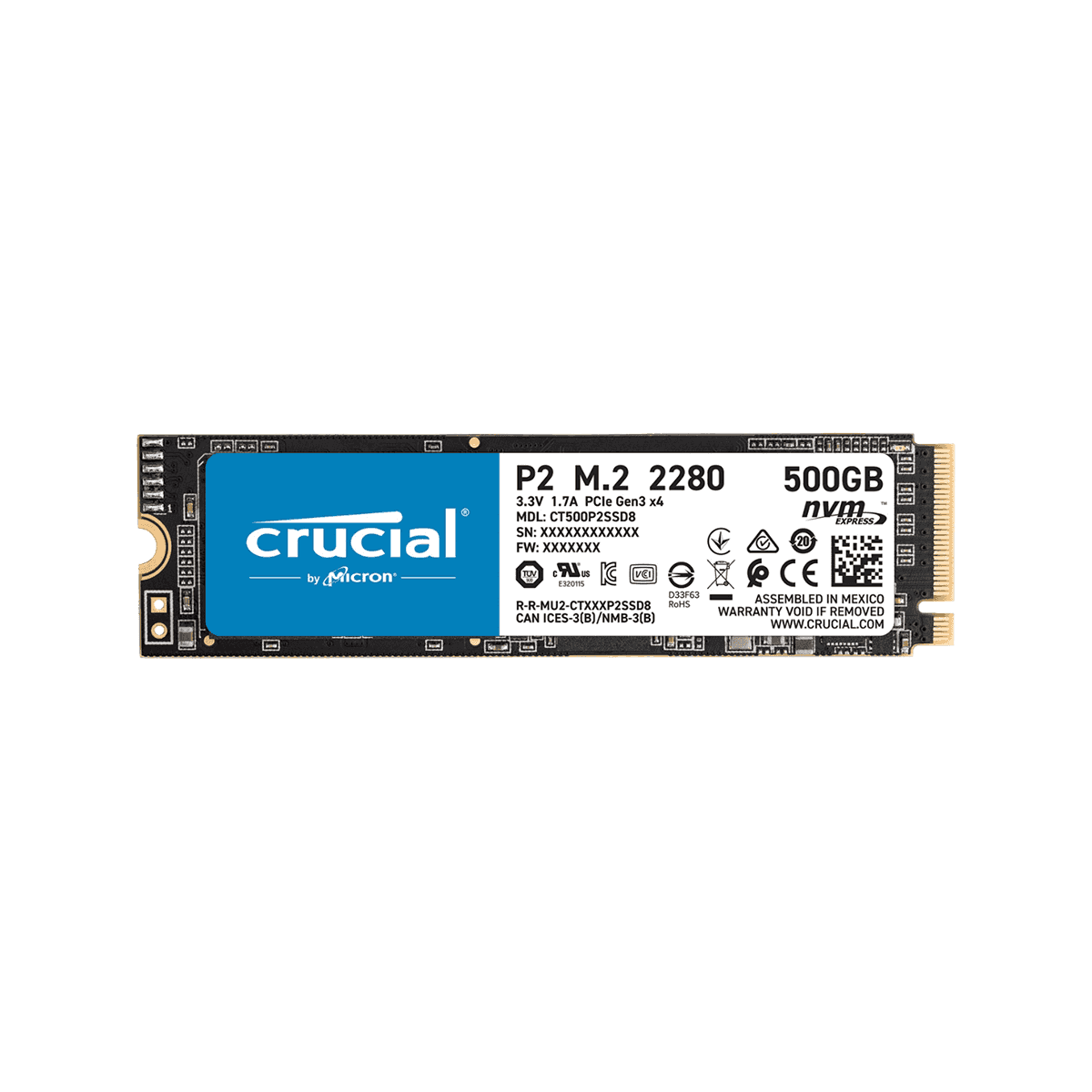 CT2000P2SSD8JP | Crucial P2 M.2 NVMe接続SSD 2TB | CFD販売株式会社