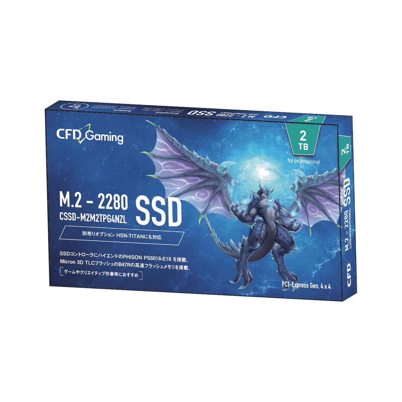 使用36日 CFD販売　CSSD-M2M2TPG4VNZ　２TB