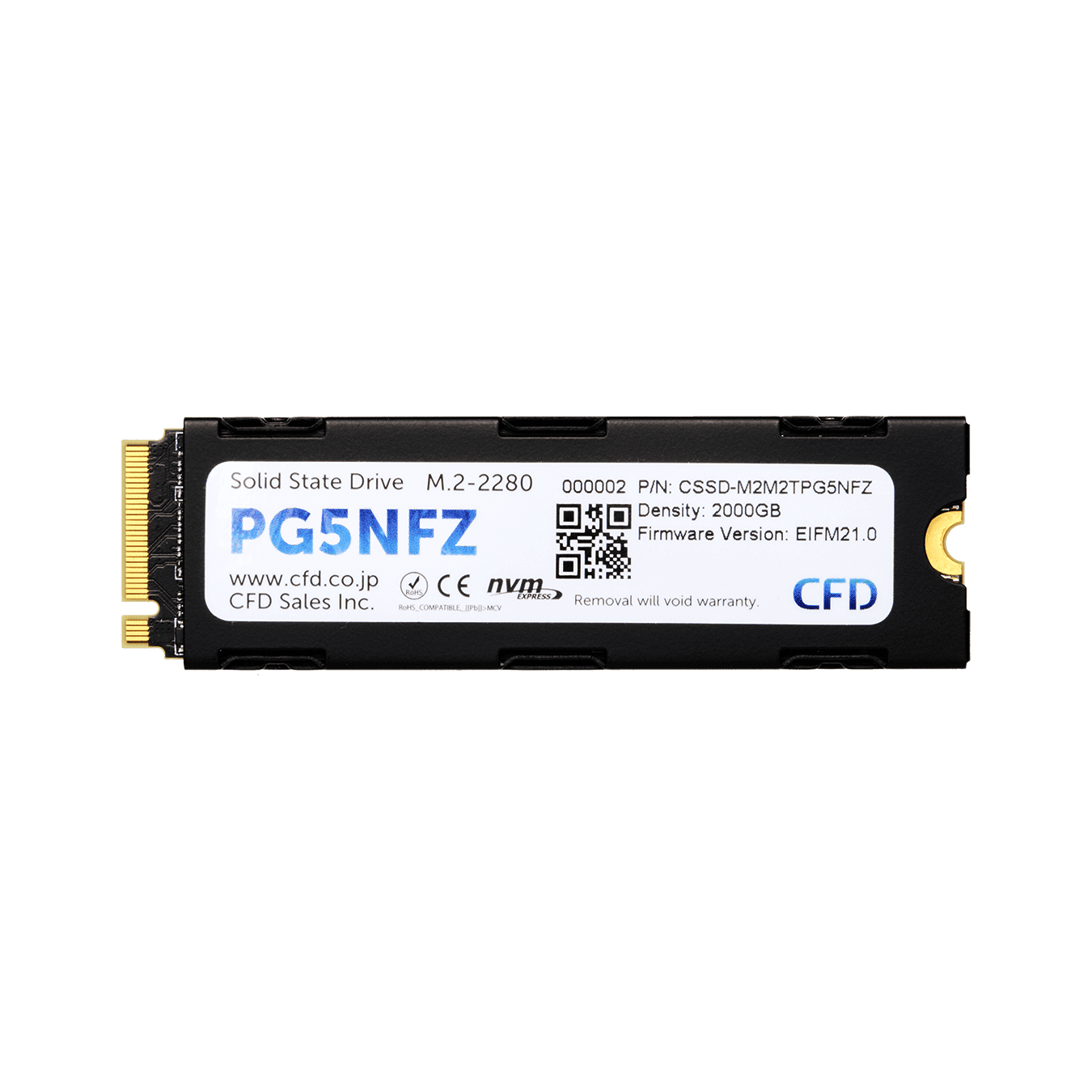 使用36日 CFD販売　CSSD-M2M2TPG4VNZ　２TB