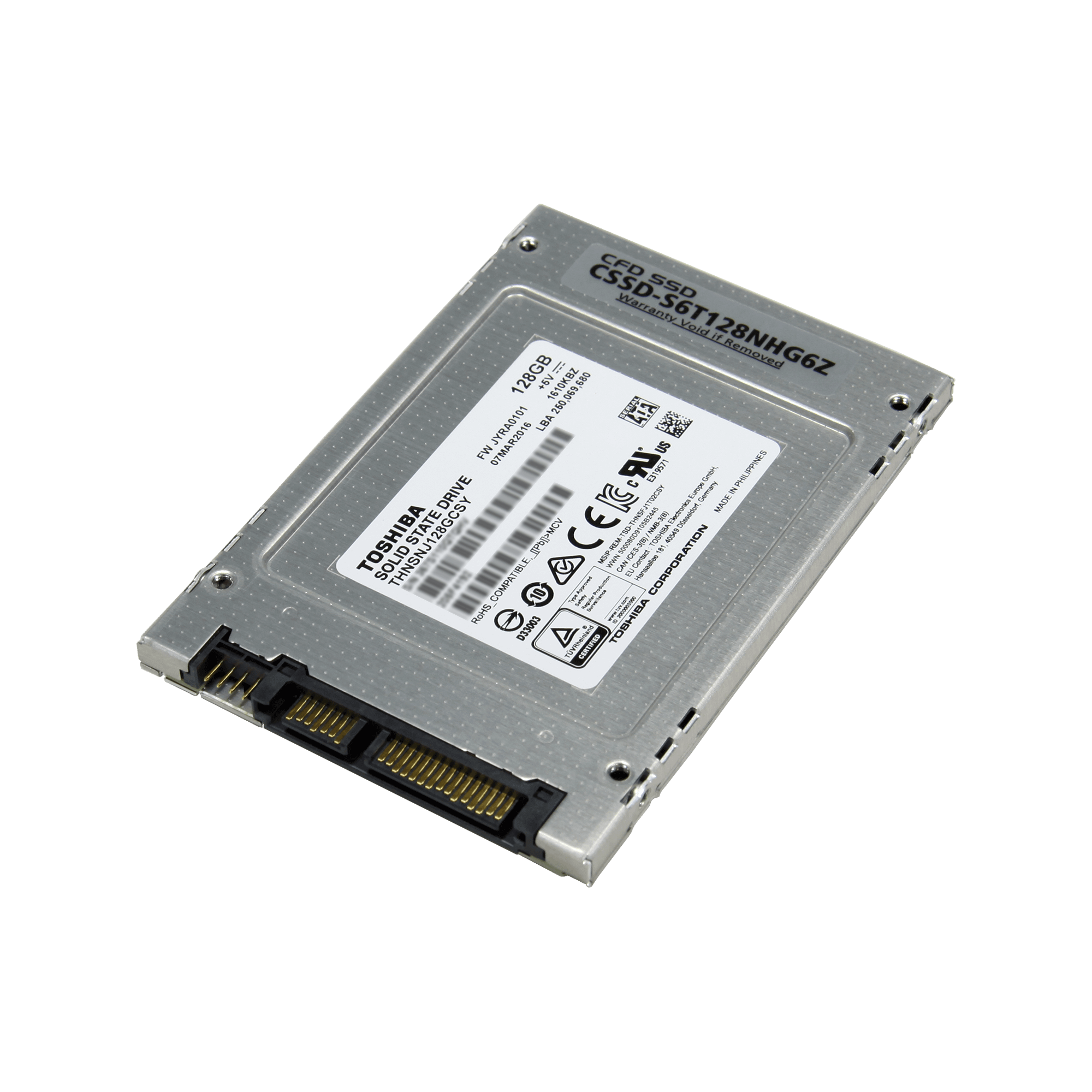 CSSD-S6T128NHG6Z | CFD Toshiba製SSD 採用 MLCモデル 128GB | CFD販売