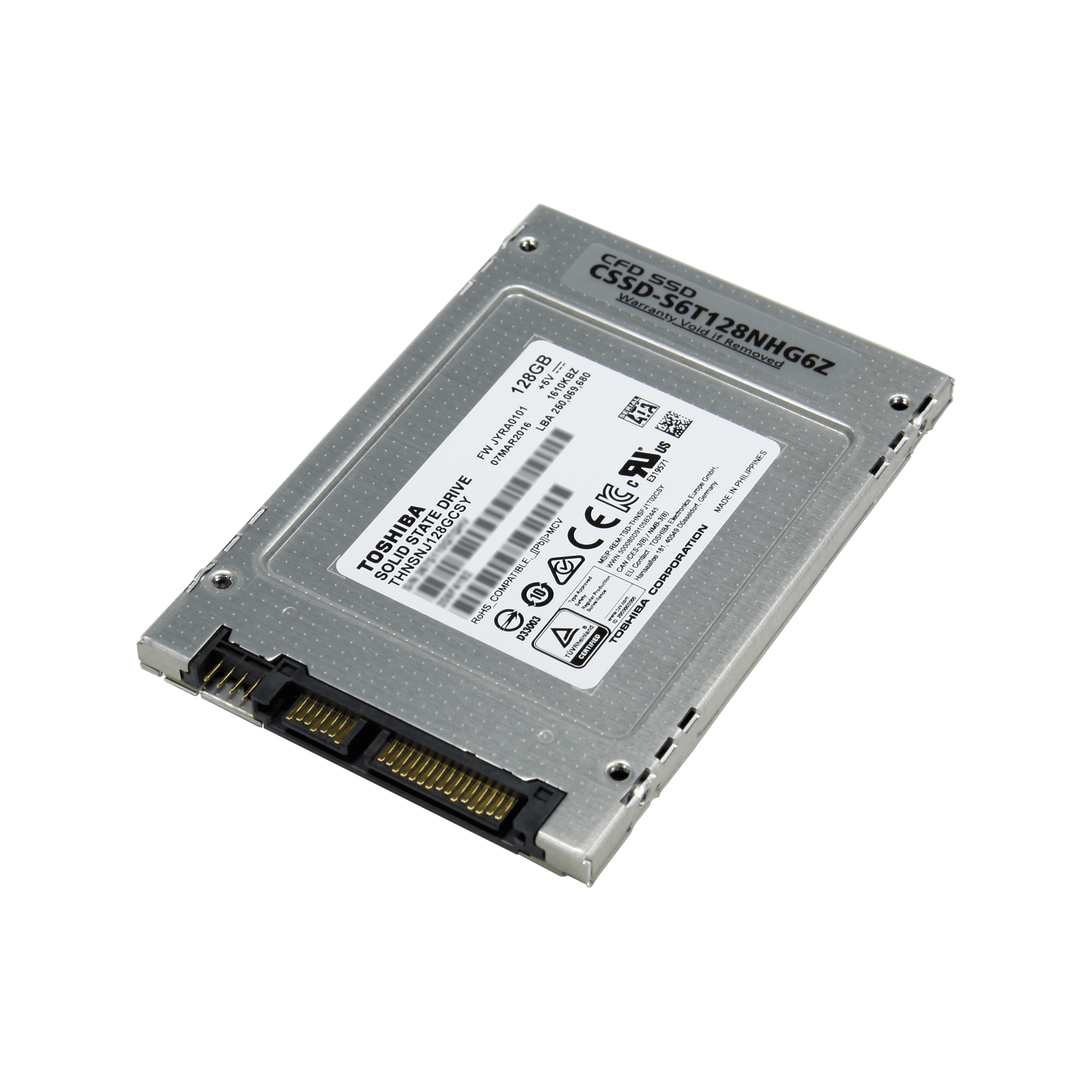 東芝製SSD 256GB 使用時間短 362時間 CFD