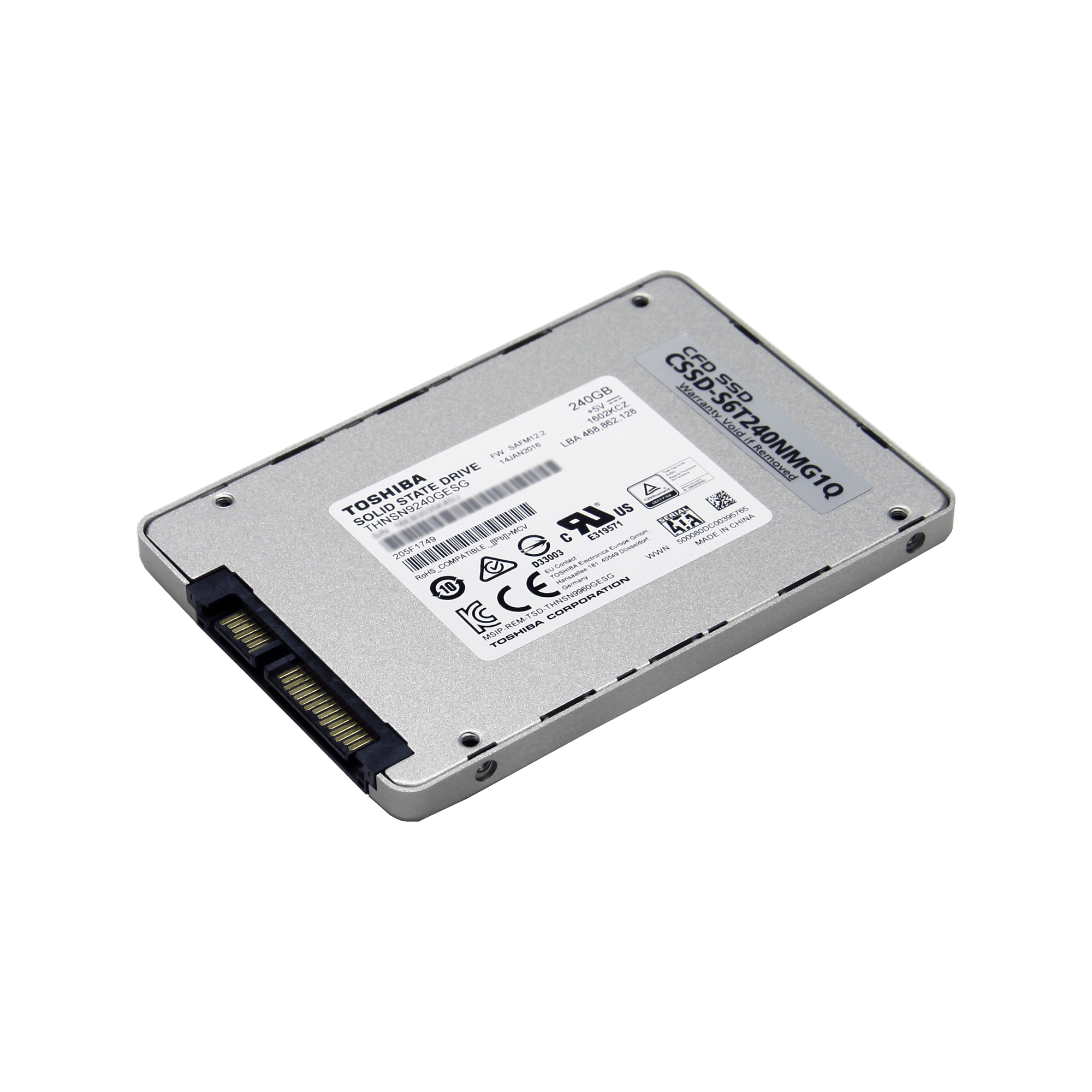 CSSD-S6T240NMG1Q | CFD Toshiba製SSD 採用 スタンダードモデル 240GB ...