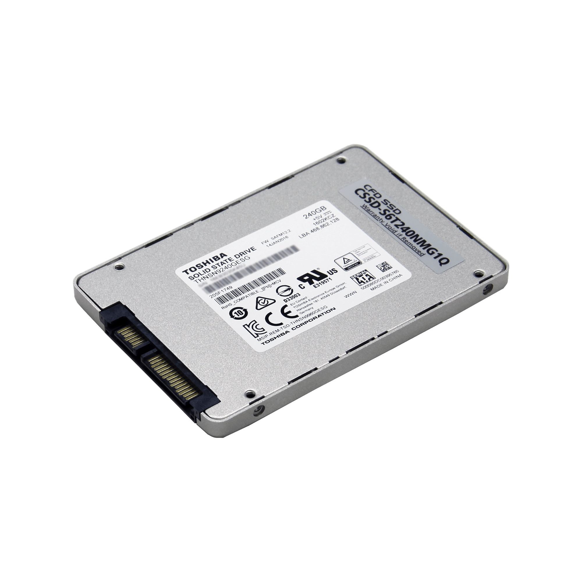 未使用／送料込 東芝製採用 CSSD-S6T240NMG3V 240GB SSD CFD CSSD-S6T240NMG3V 価格比較 - 価格.com