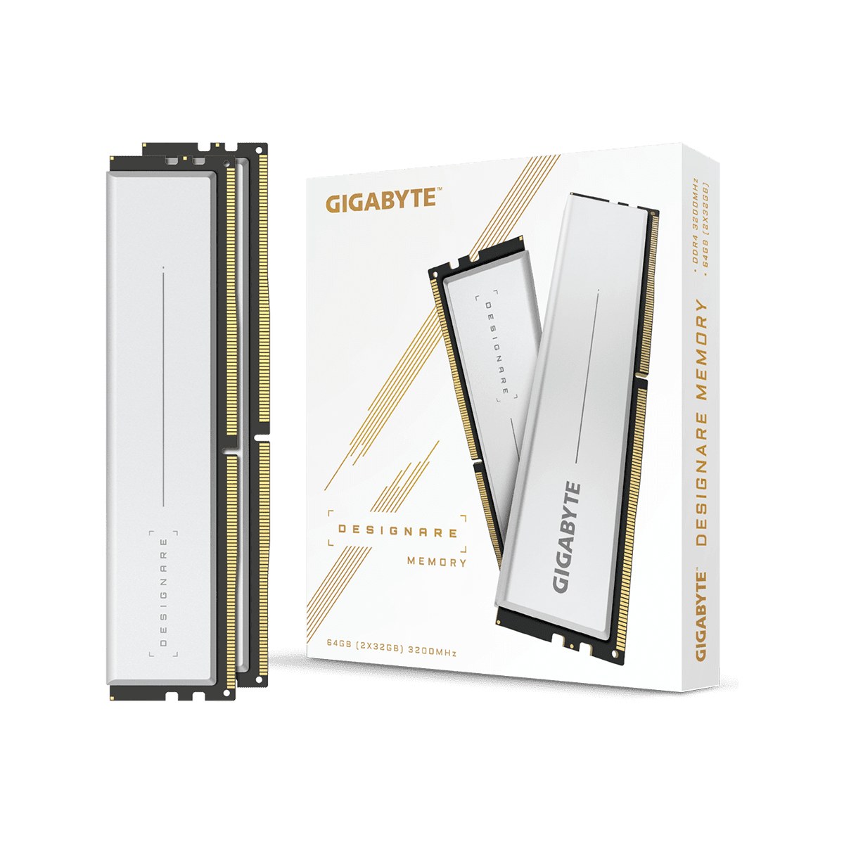 GIGABYTE DDR4-3200 デスクトップ用メモリ 32GBx2 (Heatsink搭載) | CFD販売株式会社 CFD Sales