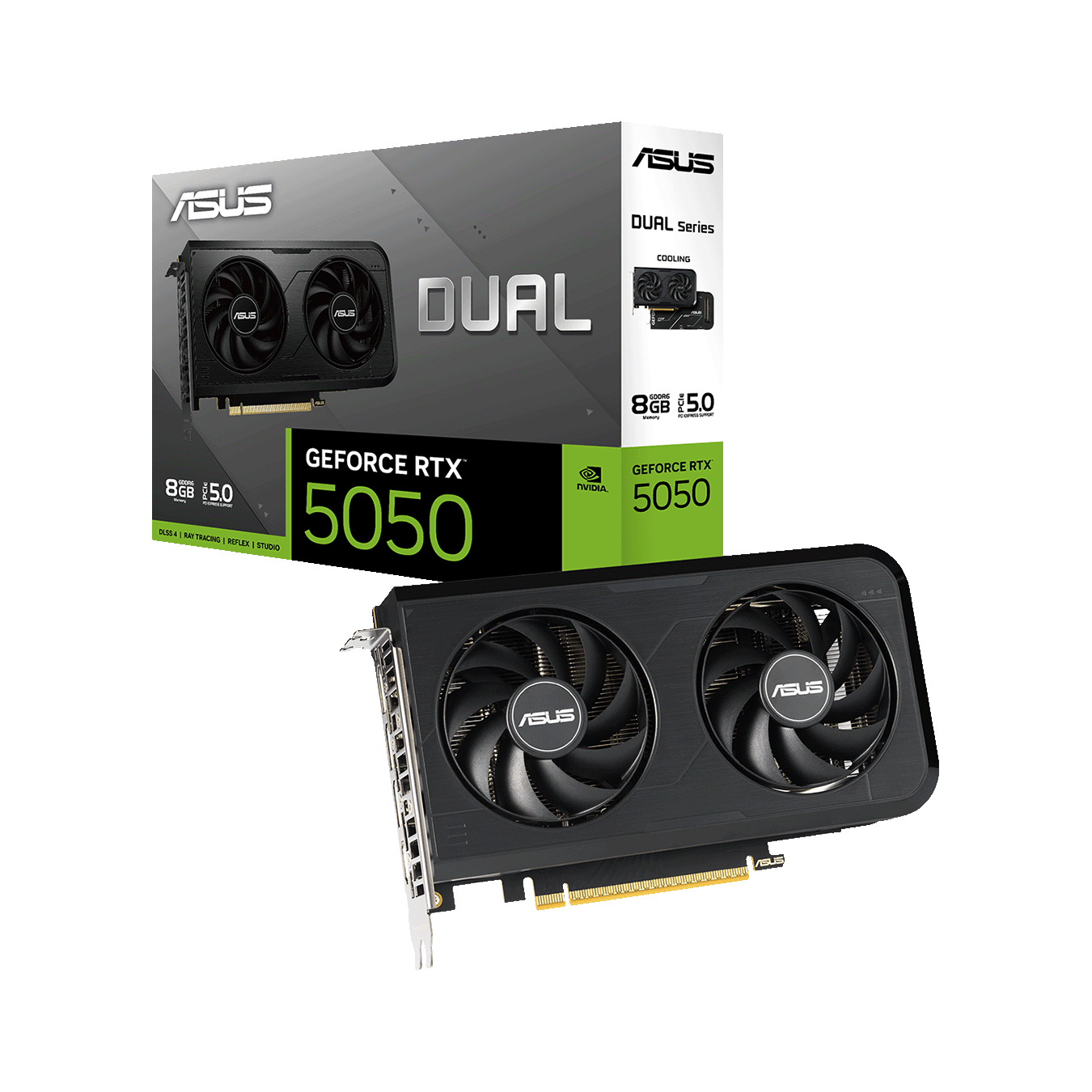 ASUS(エイスース) PRIME シリーズ NVIDIA GeForce RTX 5050 デュアルファン オーバークロック グラフィックボード DUAL-RTX5050-O8G