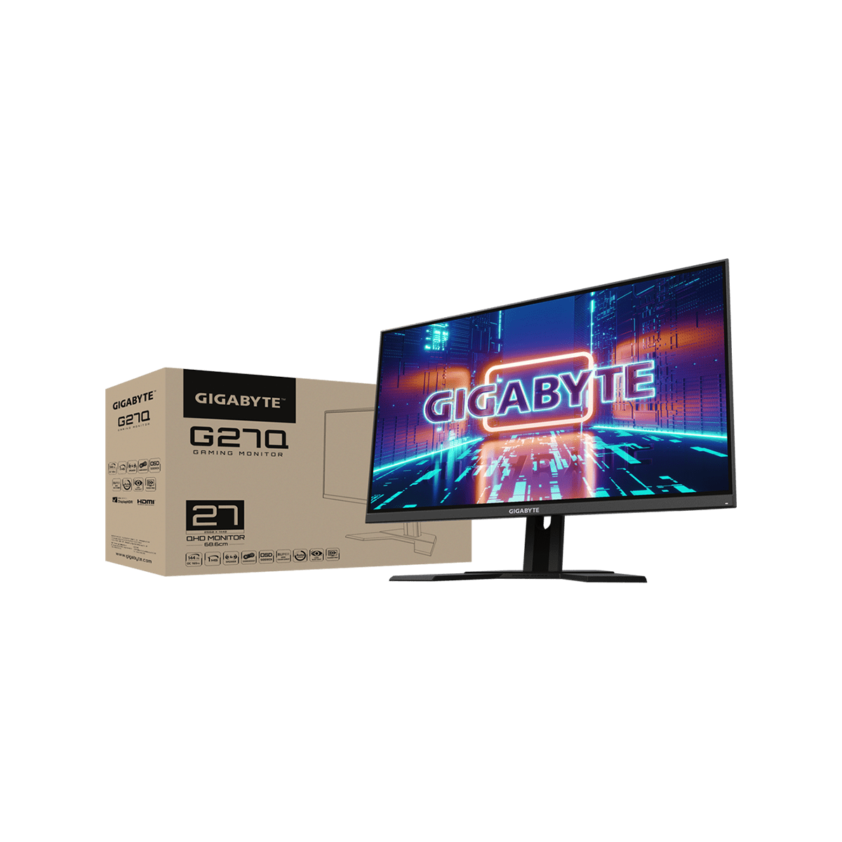 GIGABYTE G27Q | GIGABYTE 27インチ 2K ゲーミングディスプレイ GIGABYTE G27Q | GIGABYTE 27インチ 2K ゲーミングディスプレイ