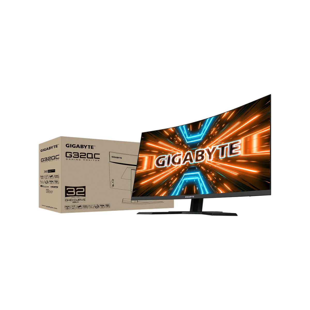 GIGABYTE 32インチ 湾曲型ゲーミングモニターWQHD 165hz GIGABYTE 32インチ 湾曲型ゲーミングモニターWQHD 165hz GIGABYTE 32